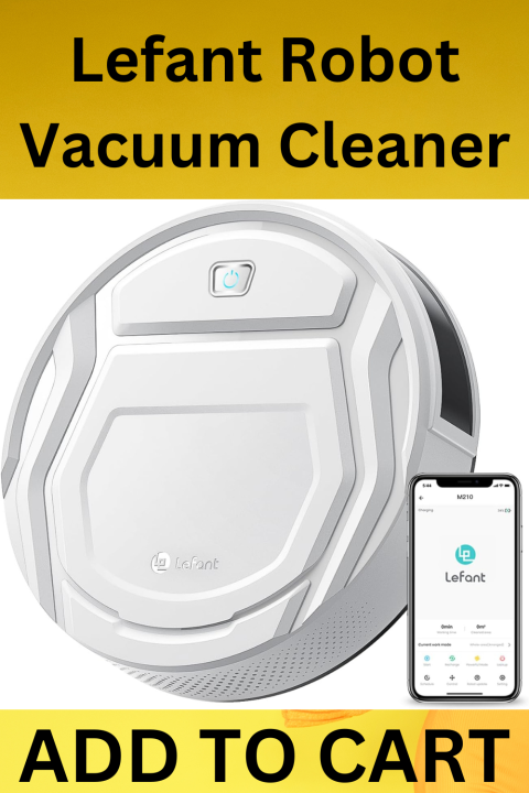 Lefant Robot Vacuum Cleaner, Tangle-Free, Strong Suction, Slim