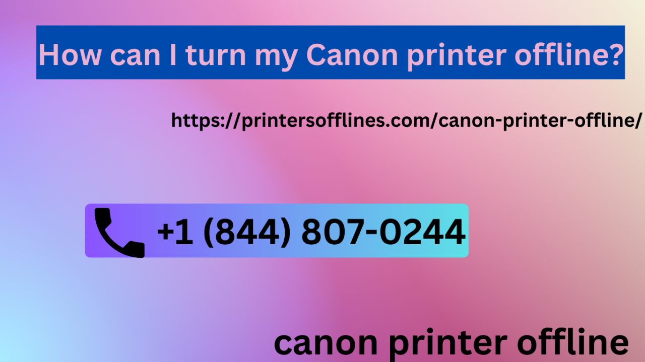 Manners kandidatskole Fitness 1-844-807-0255| why is my canon printer offline