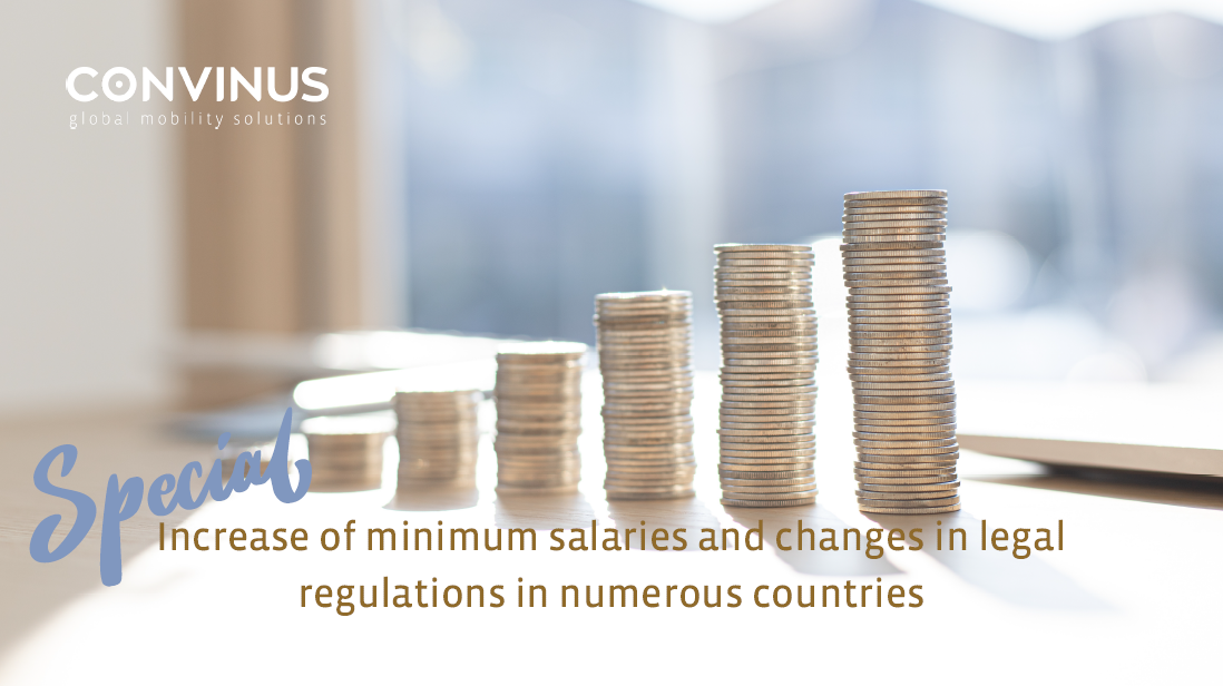 Increase of minimum salaries and changes in legal regulations in ...