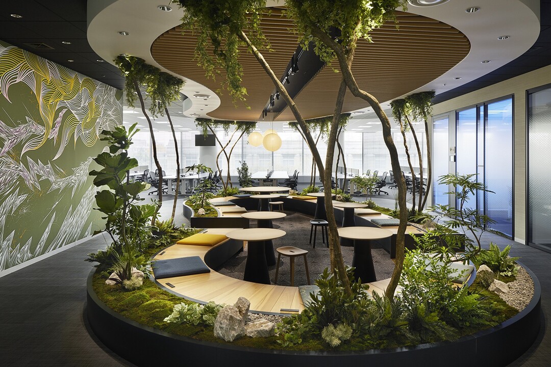 Biophilic Design - Concept & Need in modern commercial office Interiors