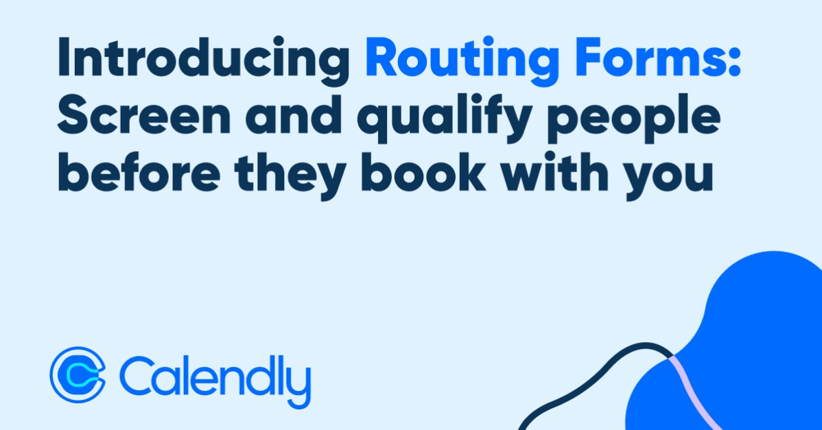 Calendly on LinkedIn: Introducing Calendly Routing Forms: Screen and Calendly on LinkedIn: Introducing Calendly Routing Forms: Screen and