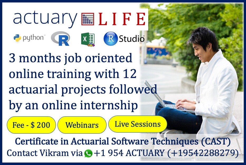 Certificate in Actuarial Software Techniques (CAST) on LinkedIn: Pay Certificate in Actuarial Software Techniques (CAST) on LinkedIn: Pay