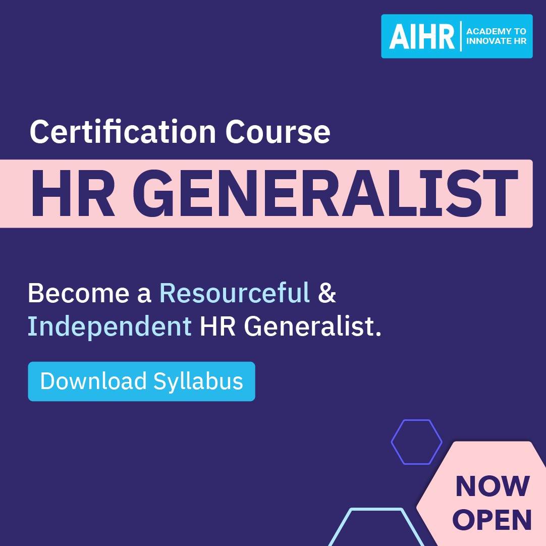 AIHR Academy to Innovate HR on LinkedIn: HR Generalist Certificate AIHR Academy to Innovate HR on LinkedIn: HR Generalist Certificate