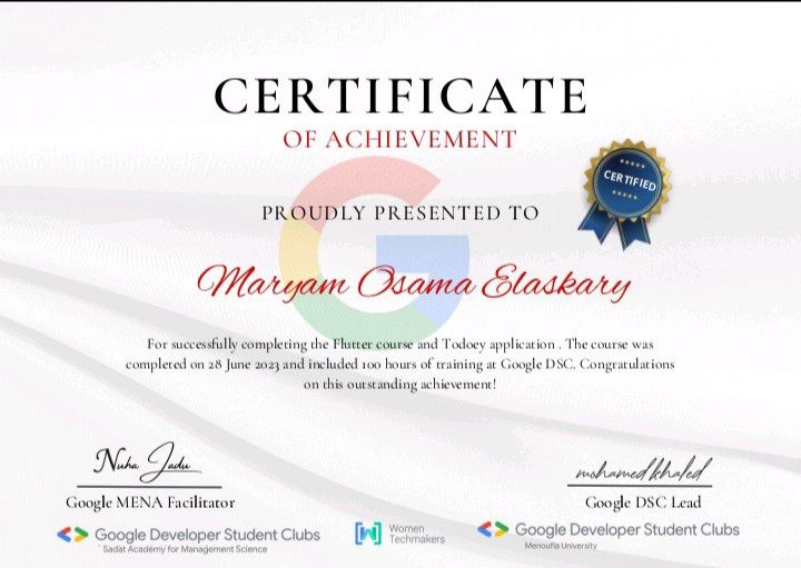maryam osama on LinkedIn: Iam very happy to share that I have obtained maryam osama on LinkedIn: Iam very happy to share that I have obtained