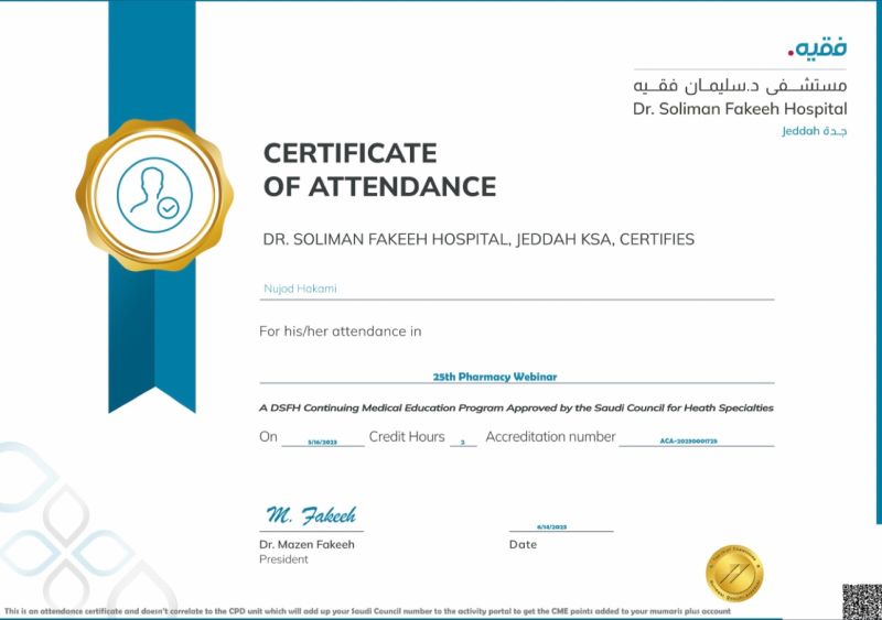 Nujod Hakami on LinkedIn: ( New Certificate )🎉 Nujod Hakami on LinkedIn: ( New Certificate )🎉