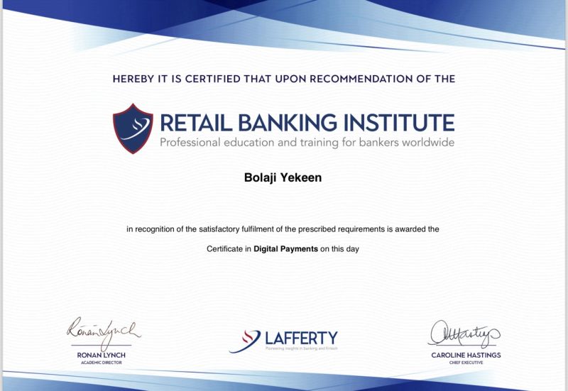 BOLAJI YEKEEN on LinkedIn: I just completed my certification in digital BOLAJI YEKEEN on LinkedIn: I just completed my certification in digital