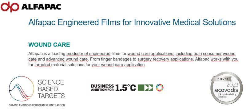 ALFAPAC AB on LinkedIn: Looking for film alternatives to your next wound  care product project…