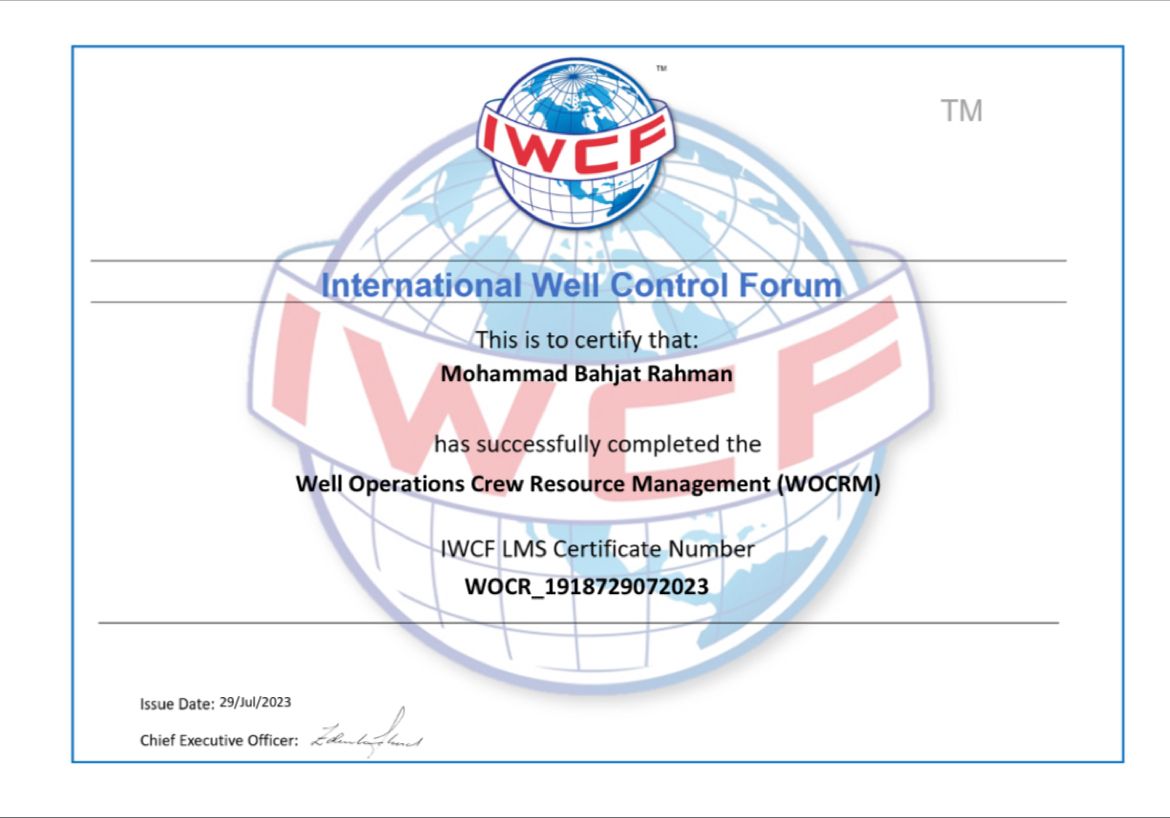 Muhammed Bahjat on LinkedIn: #iwcf #celebrate #certification # Muhammed Bahjat on LinkedIn: #iwcf #celebrate #certification #