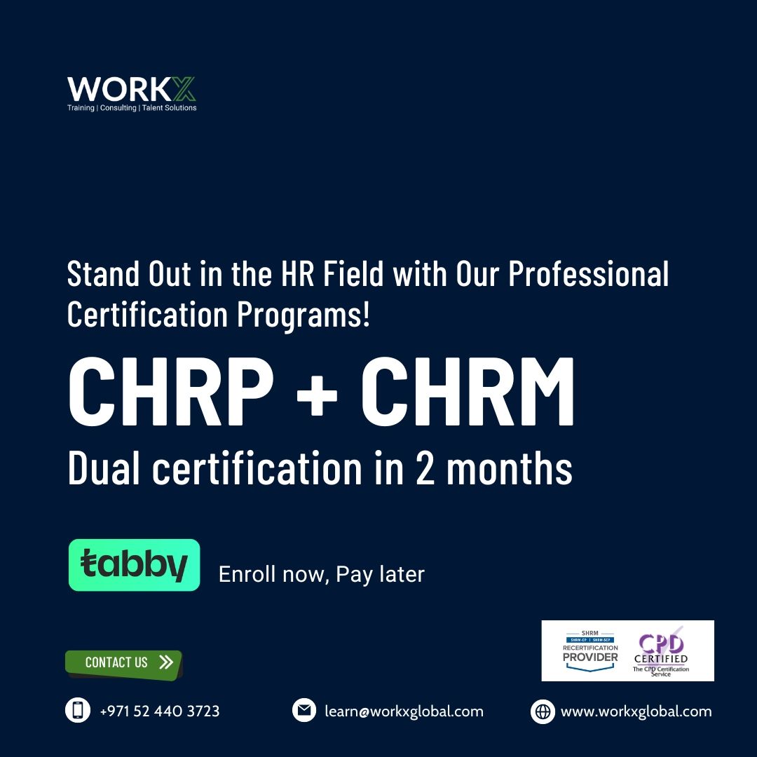 Workx Middle East on LinkedIn: #hr #hrcertification #workx #chrp #chrm Workx Middle East on LinkedIn: #hr #hrcertification #workx #chrp #chrm