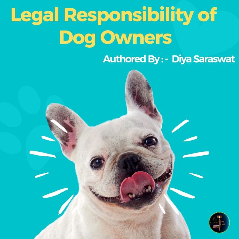 Diya Saraswat on LinkedIn: #dogowners #petownership #responsibleownership  #legalresponsibilities…