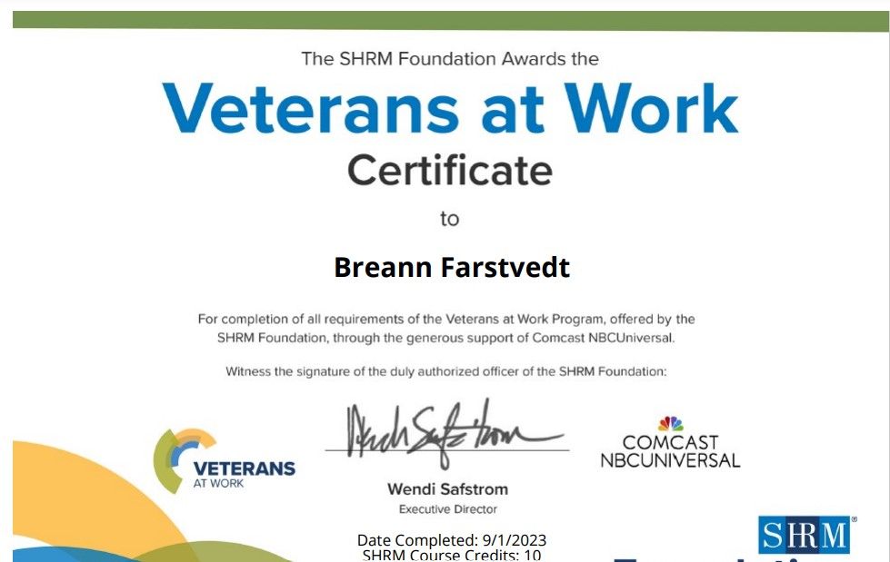 Breann Farstvedt PHR SHRM CP on LinkedIn: Happy to share that I ve Breann Farstvedt PHR SHRM CP on LinkedIn: Happy to share that I ve