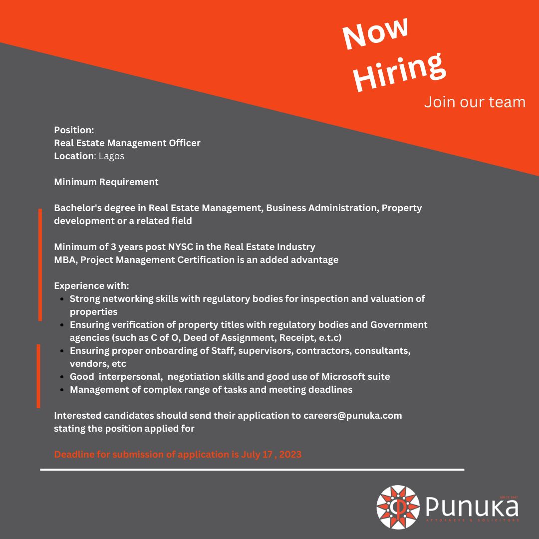 PUNUKA Attorneys Solicitors on LinkedIn: We are looking for a Real PUNUKA Attorneys Solicitors on LinkedIn: We are looking for a Real