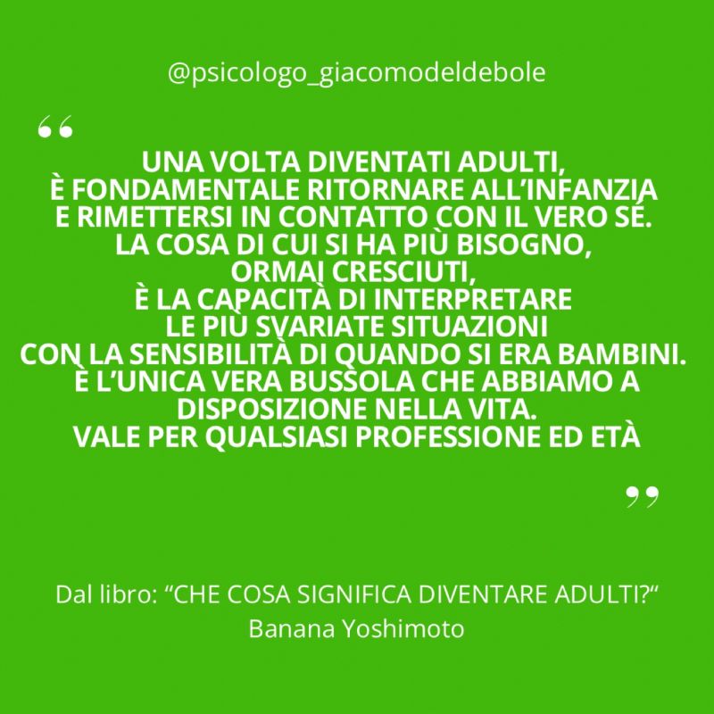 Giacomo Del Debole on LinkedIn: #adulthood #verose #trueself #childood  #child #interpretare #acting…