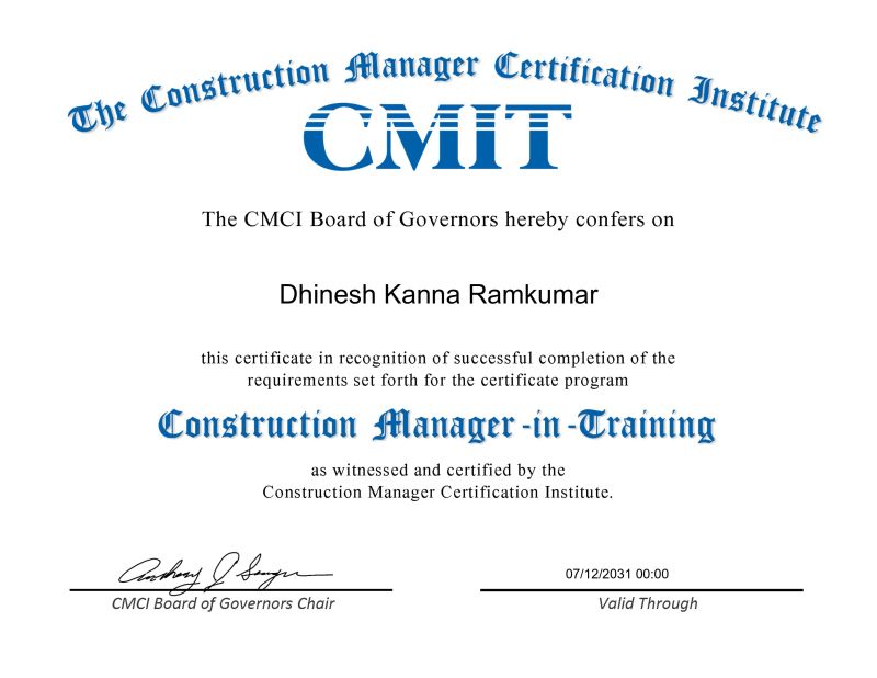 Dhinesh Kanna Ramkumar ENV SP CMIT on LinkedIn: I m happy to share Dhinesh Kanna Ramkumar ENV SP CMIT on LinkedIn: I m happy to share