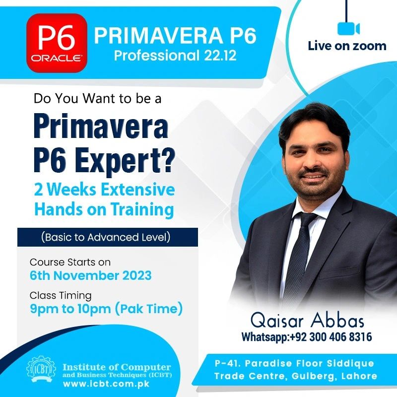 Qaisar Abbas on LinkedIn: #primavera #primaverap6 #projectmanagement # Qaisar Abbas on LinkedIn: #primavera #primaverap6 #projectmanagement #