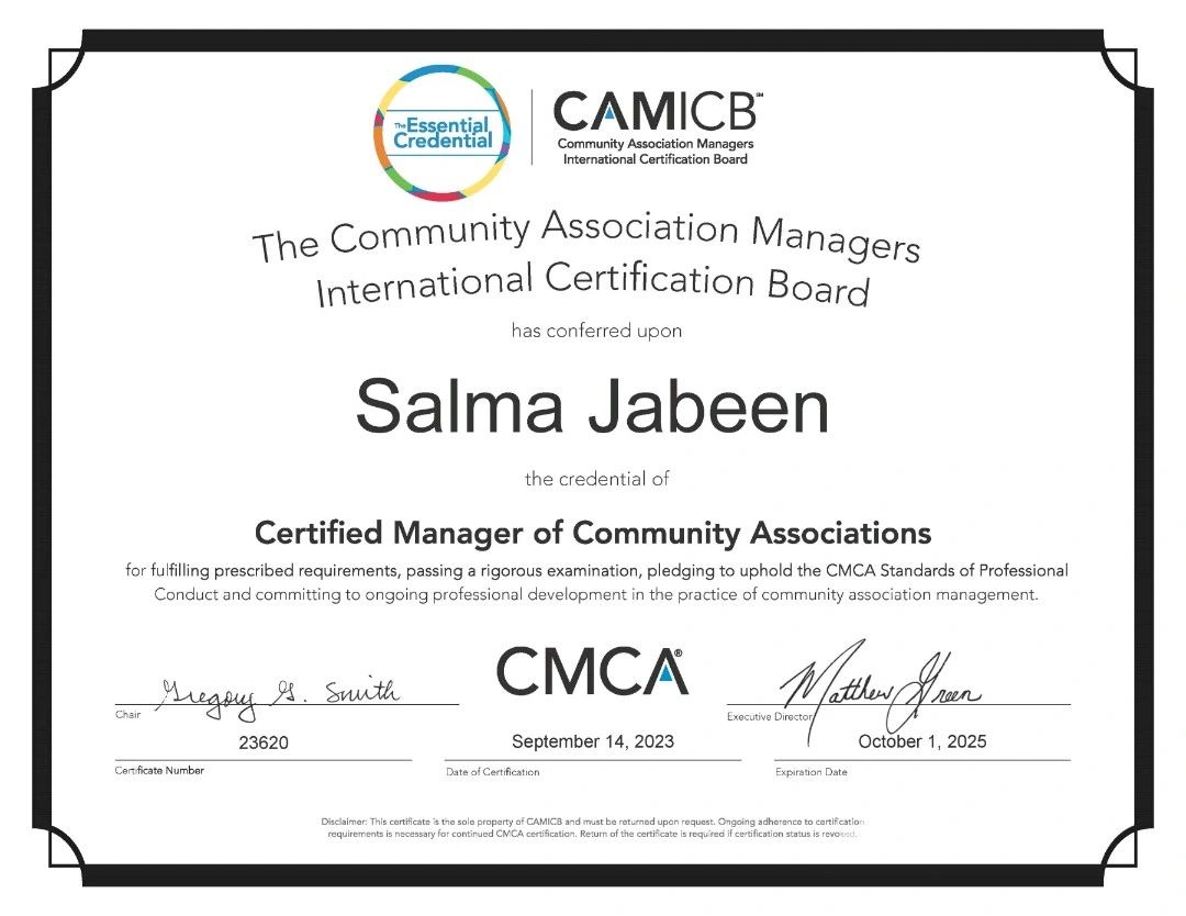 Salma Jabeen B Eng M Eng CMCA® on LinkedIn: #cmca #camicb #cai # Salma Jabeen B Eng M Eng CMCA® on LinkedIn: #cmca #camicb #cai #