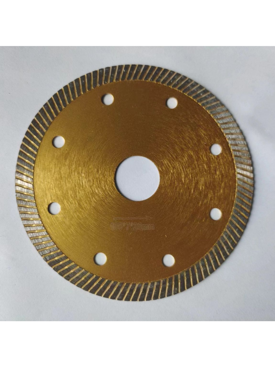 Tansy Yan on LinkedIn: Gold Hot-pressed saw blade——Cutting tile floor