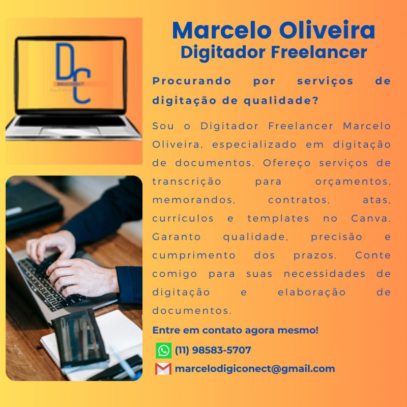 Marcelo Oliveira - Digitador - Freelance