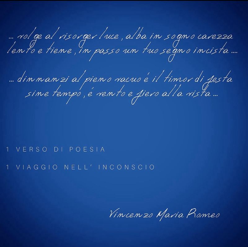 Vincenzo Maria Romeo on LinkedIn: #1versodipoesia ...