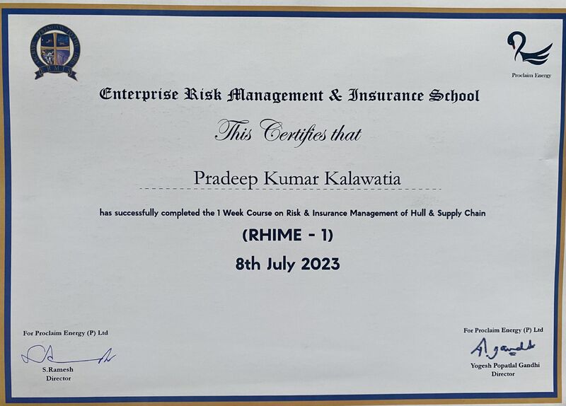 Pradeep Kalawatia (Cert CII) PGDBM on LinkedIn: I am proud to inform Pradeep Kalawatia (Cert CII) PGDBM on LinkedIn: I am proud to inform