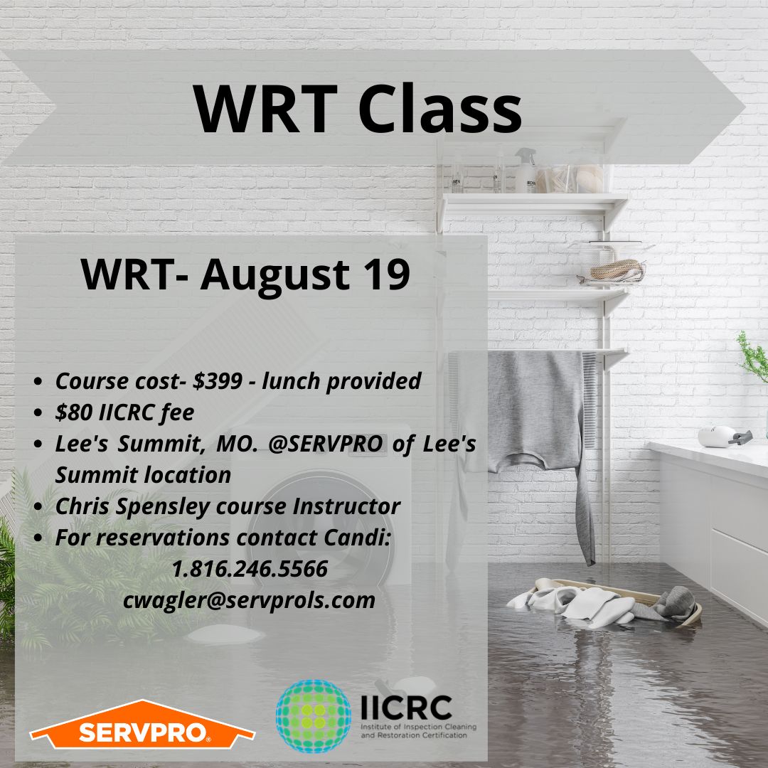 SERVPRO of Leawood / Overland Park on LinkedIn: #wrt #iicrc #servpro # SERVPRO of Leawood / Overland Park on LinkedIn: #wrt #iicrc #servpro #