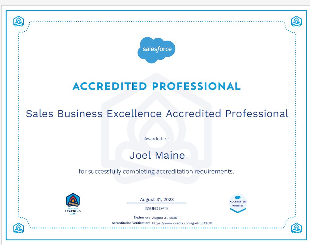 Joel Maine on LinkedIn: Happy to share my first certification Thank Joel Maine on LinkedIn: Happy to share my first certification Thank