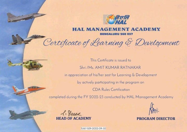 Amit Ratnakar on LinkedIn: CDA Rule certification 🙏 Amit Ratnakar on LinkedIn: CDA Rule certification 🙏