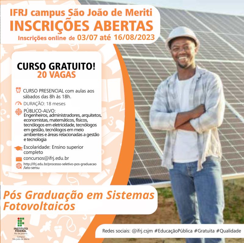 5ª Semana de Ciência e Tecnologia do IFRJ Campus São João de Meriti