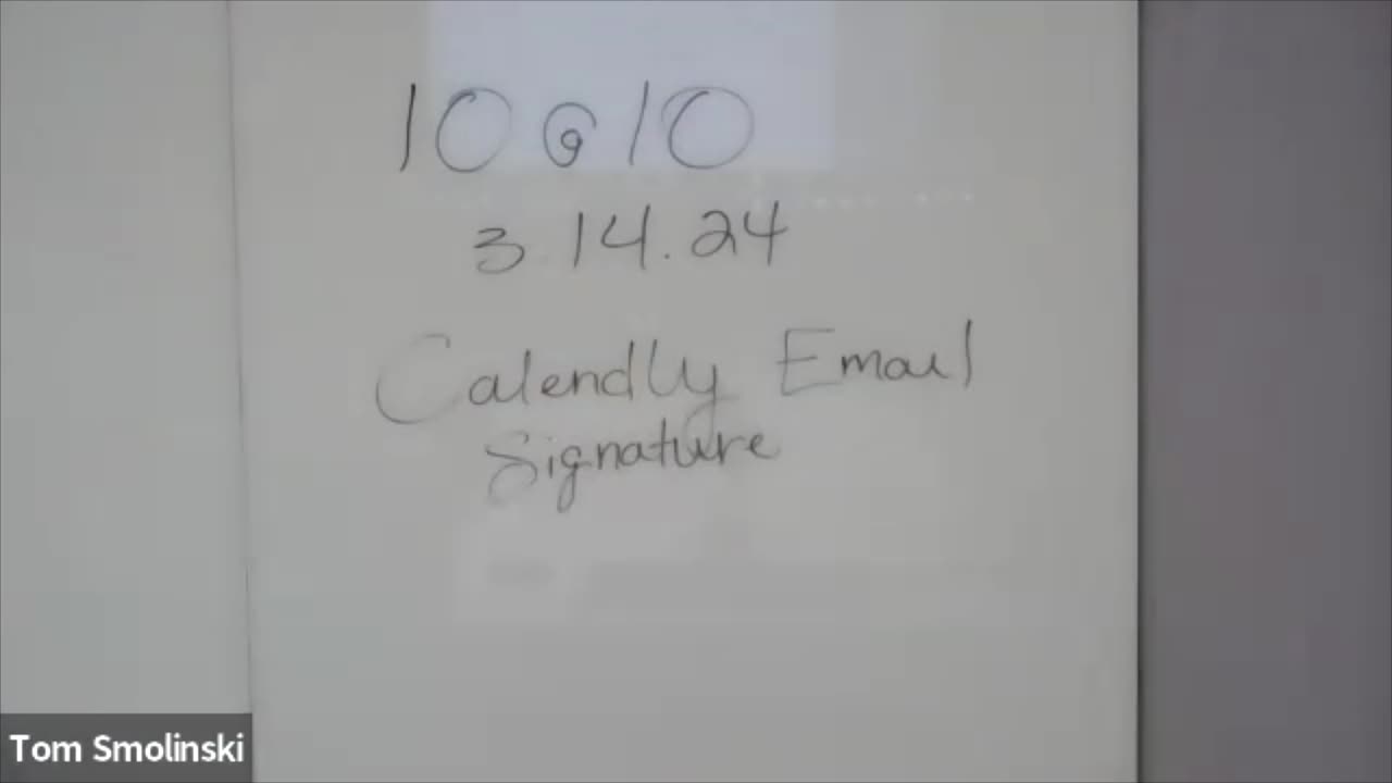 Tom Smolinski on LinkedIn: 10 10 3 14 24 Calendly Email Signature Tom Smolinski on LinkedIn: 10 10 3 14 24 Calendly Email Signature