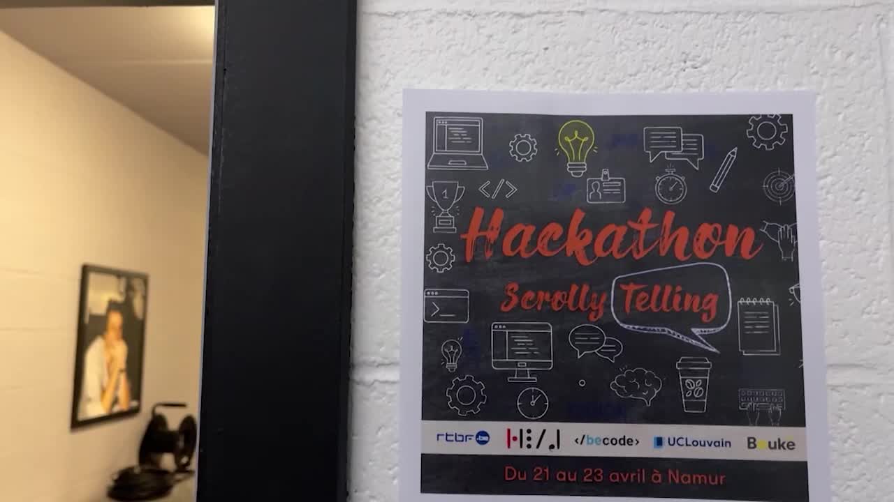 Elise Hallet on LinkedIn: Hackathon ScrollyTelling RTBF/HEAJ/BeCode/UCL/Boukè