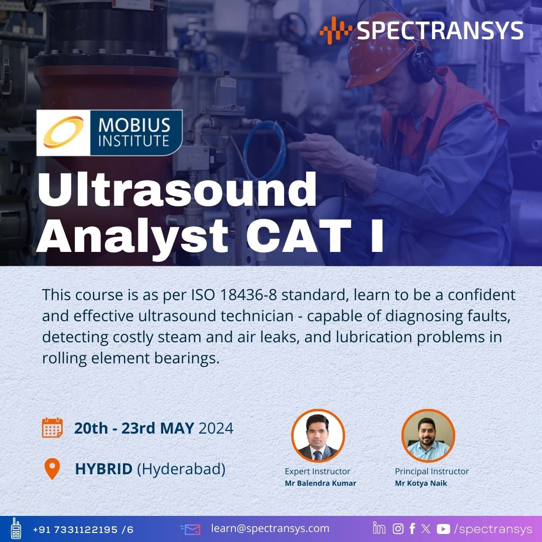 Spectransys on LinkedIn: #ultrasound #cbm #conditionmonitoring # Spectransys on LinkedIn: #ultrasound #cbm #conditionmonitoring #