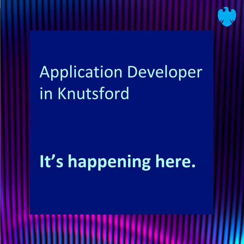 Kerry Payne on LinkedIn: Application Developer in Knutsford at Barclays