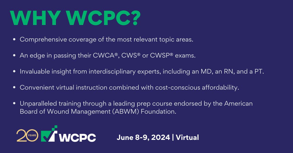 WCPC The Wound Certification Prep Course on LinkedIn: We #39 re just 2 WCPC The Wound Certification Prep Course on LinkedIn: We #39 re just 2