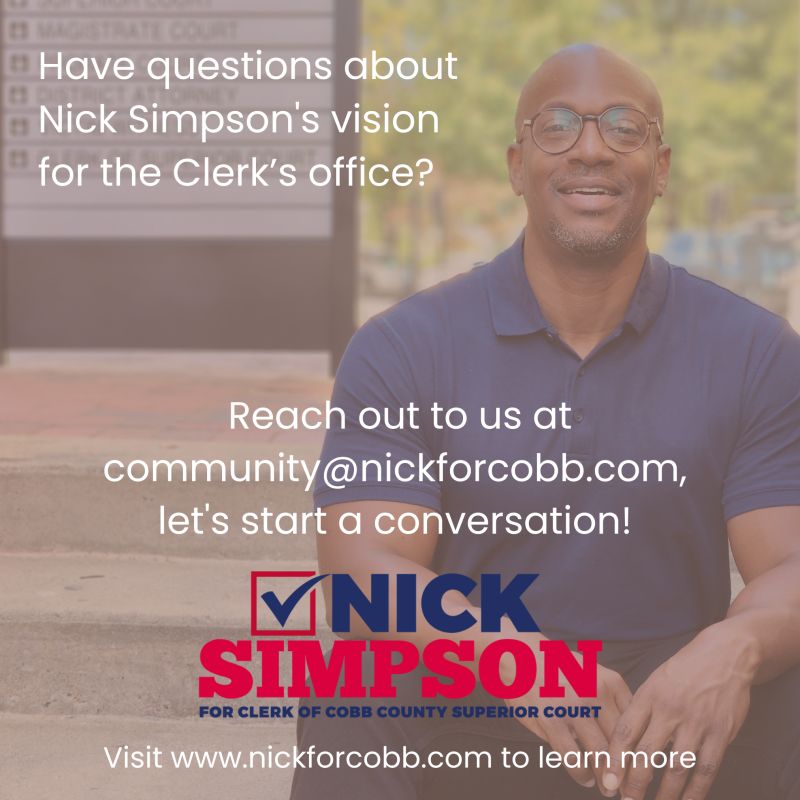 Nick Simpson on LinkedIn: Cobb County deserves a Superior Court Clerk Nick Simpson on LinkedIn: Cobb County deserves a Superior Court Clerk