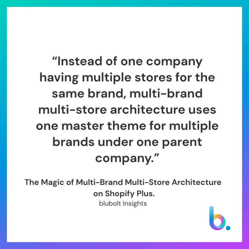 The Magic Of Multi-Brand Multi-Store Architecture On Shopify Plus