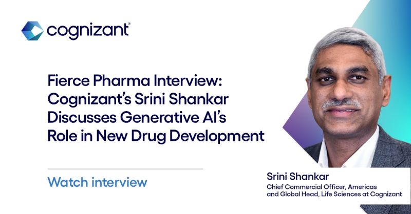 Ulo Palm, MD, PhD, MBA on LinkedIn: Cognizant Discusses Generative AI's  Role in New Drug Development