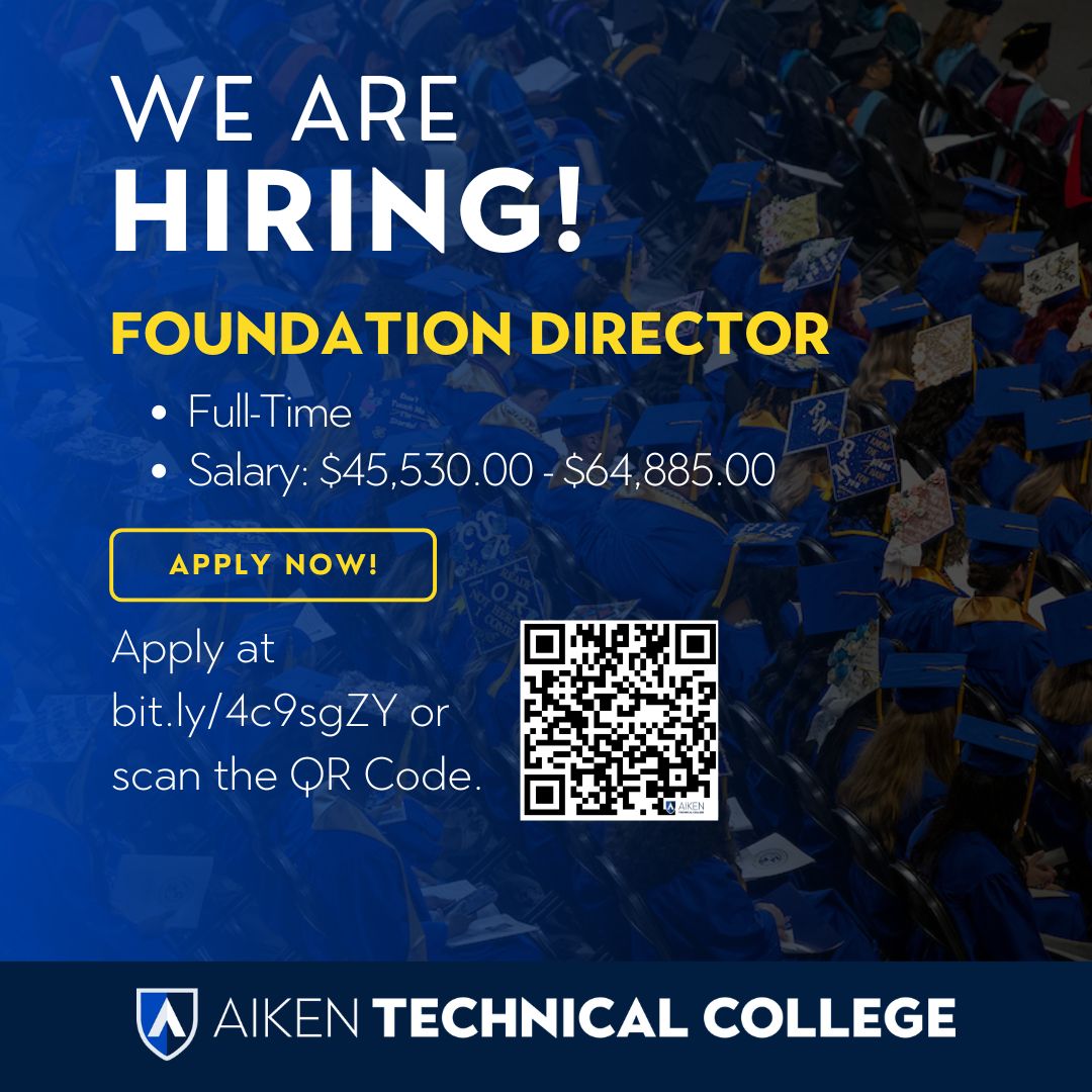 Aiken Technical College on LinkedIn: #aikentech #jobposting #hiring Aiken Technical College on LinkedIn: #aikentech #jobposting #hiring