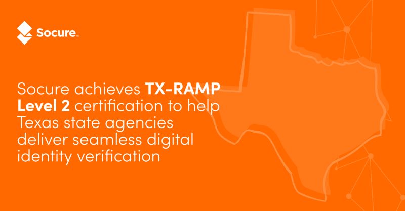 Socure on LinkedIn: Socure Achieves TX RAMP Level 2 Certification Socure on LinkedIn: Socure Achieves TX RAMP Level 2 Certification