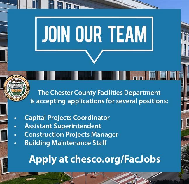 County of Chester on LinkedIn: The County #39 s Facilities Department is County of Chester on LinkedIn: The County #39 s Facilities Department is