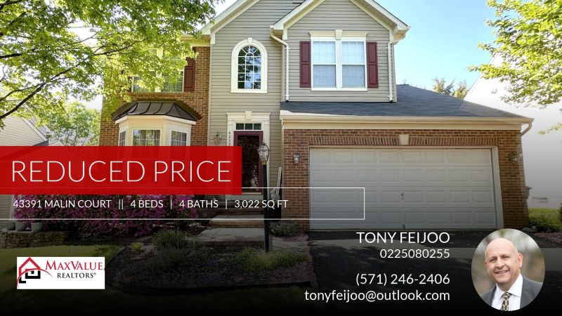 Tony Feijoo on LinkedIn: Home For Sale at 43391 MALIN COURT ASHBURN Tony Feijoo on LinkedIn: Home For Sale at 43391 MALIN COURT ASHBURN