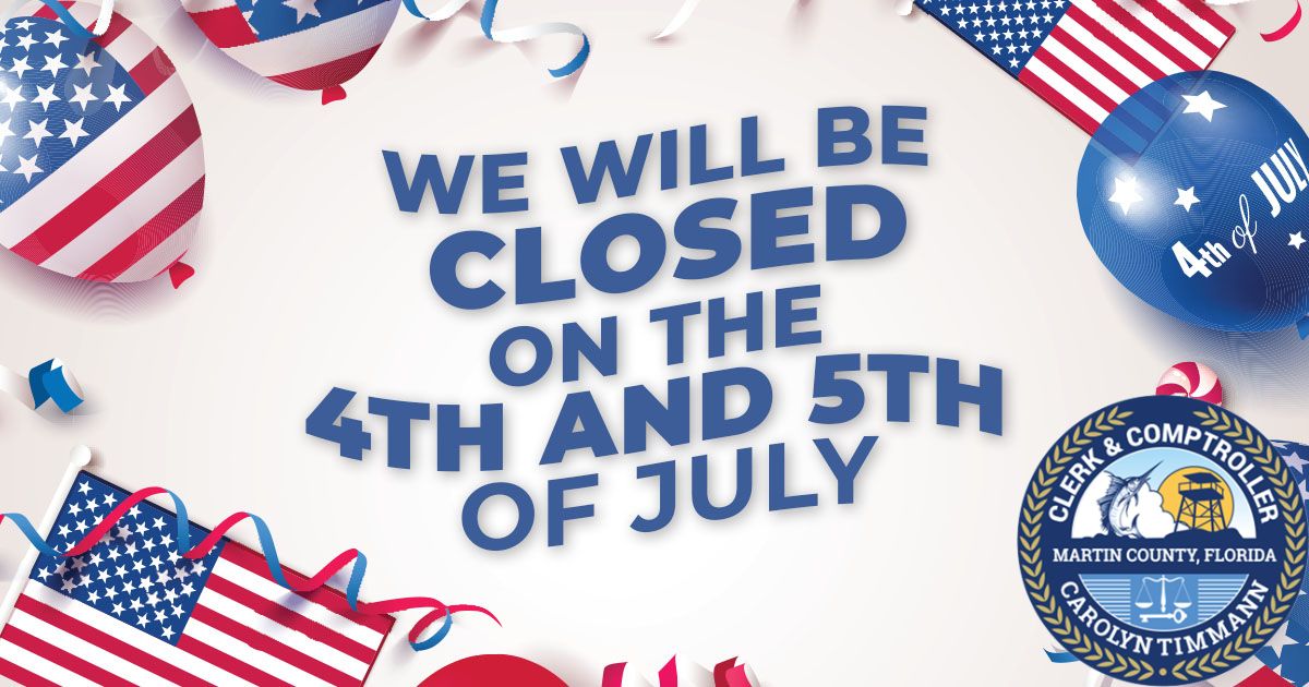 Clerk of the Circuit Court Comptroller Martin County on LinkedIn: # Clerk of the Circuit Court Comptroller Martin County on LinkedIn: #