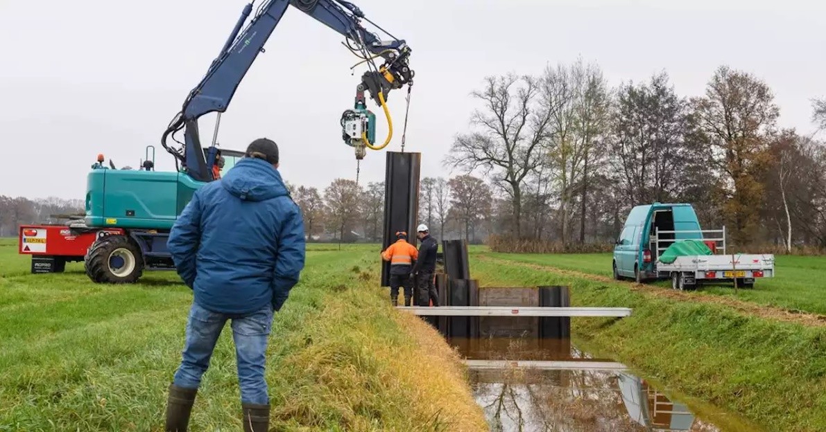 LTO betrokken bij herstel watersysteem door boeren na een droog 2022