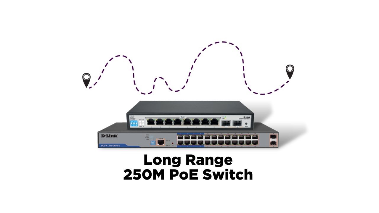 250-Meter PoE Switches take you farther than you think