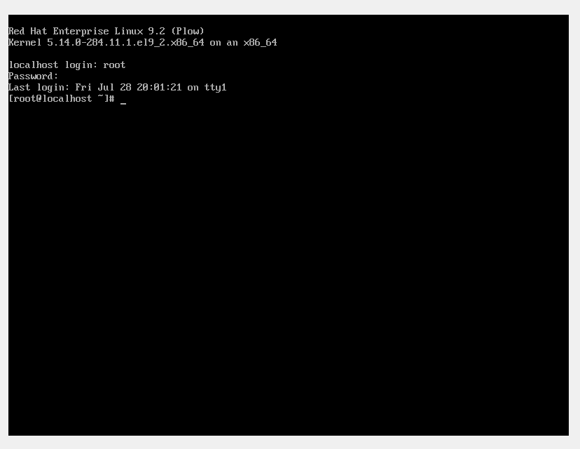 Setting up RHEL (Red Hat Enterprise Linux) for a Minimal Install