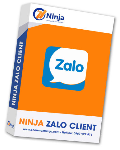 Phần mềm gửi tin nhắn Zalo tự động - Ninja Zalo Client.