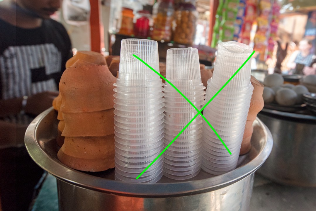 No more disposable plastic cups for tea in India by 01 July 2022.