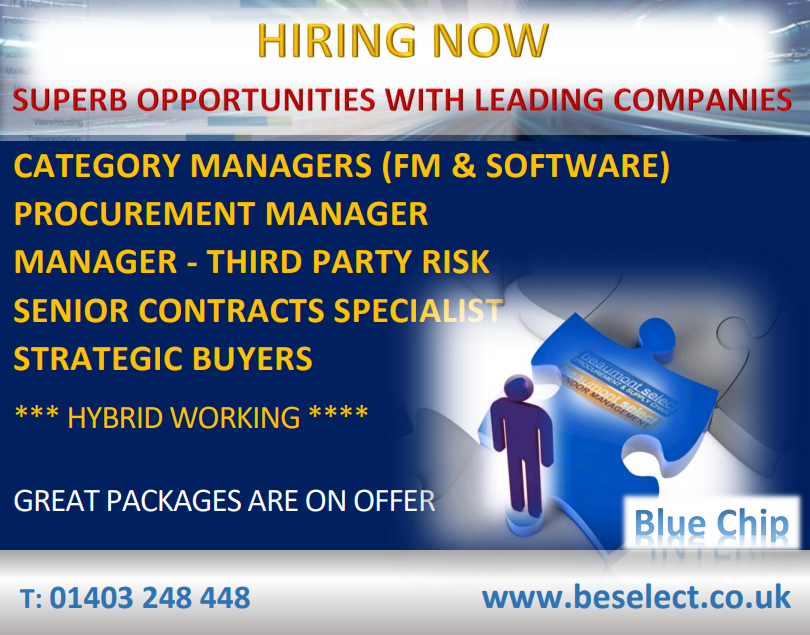 Superb Procurement & Contract Management opportunities with Leading ...
