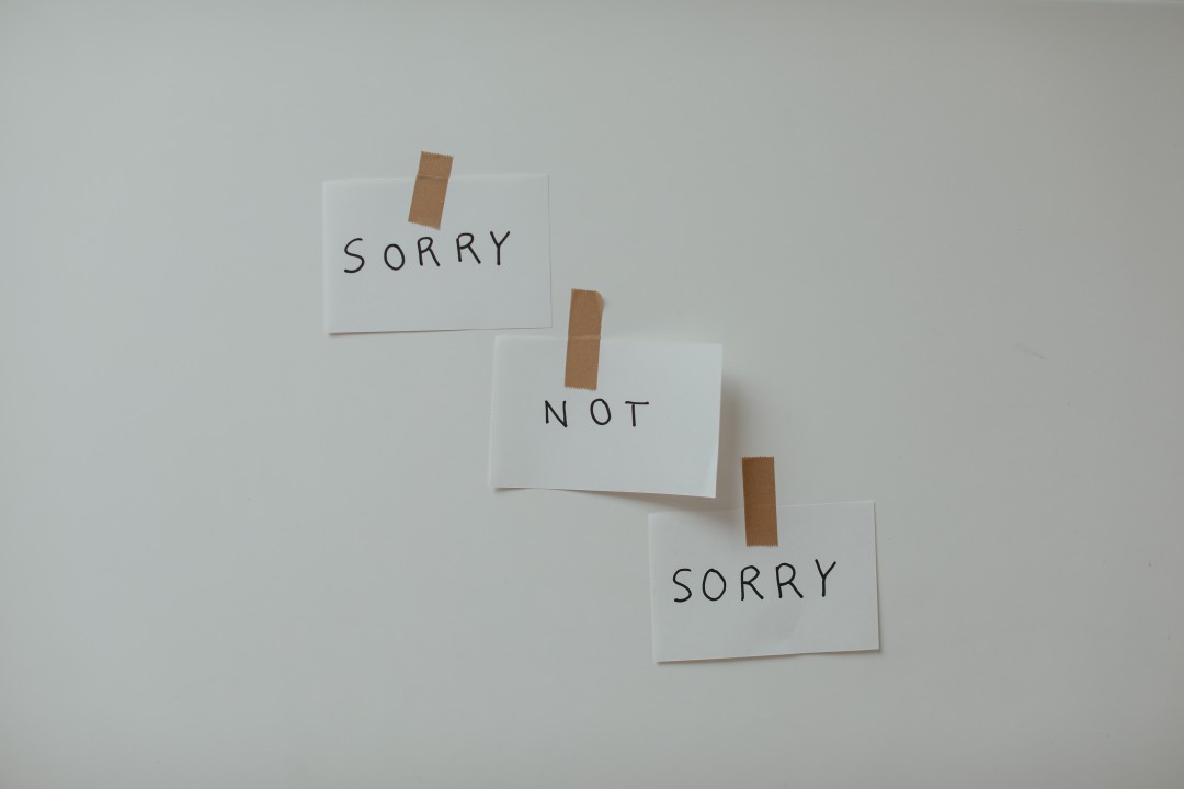 "I’m sorry you apologise that way"​: why accountability will always trump a non-apology 