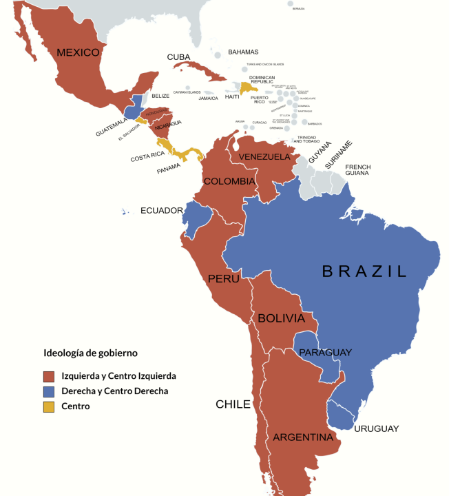 ¿Latinoamérica, por qué te tiñes de rojo?