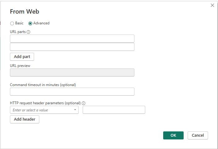PowerBI web sources connection to field data solutions